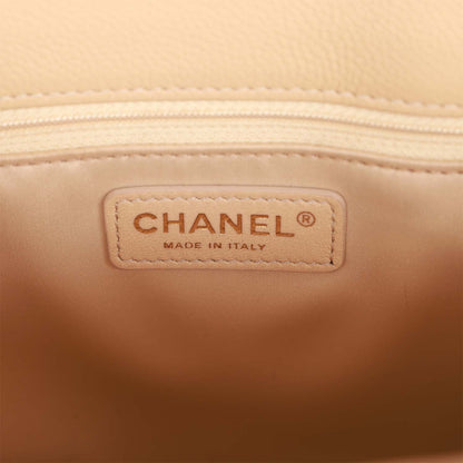 Chanel Grand Shopping Tote (GST) Beige Caviar Gold Hardware