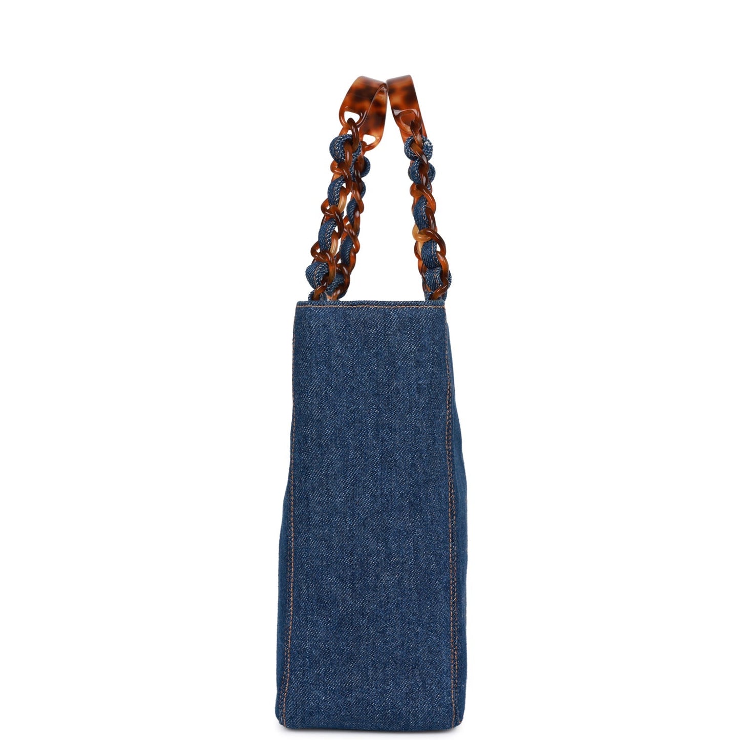 Chanel Vintage CC Denim Tote Bag