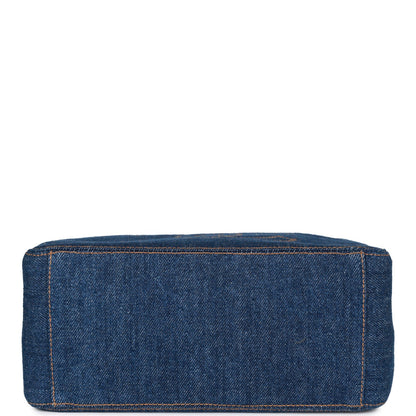 Chanel Vintage CC Denim Tote Bag
