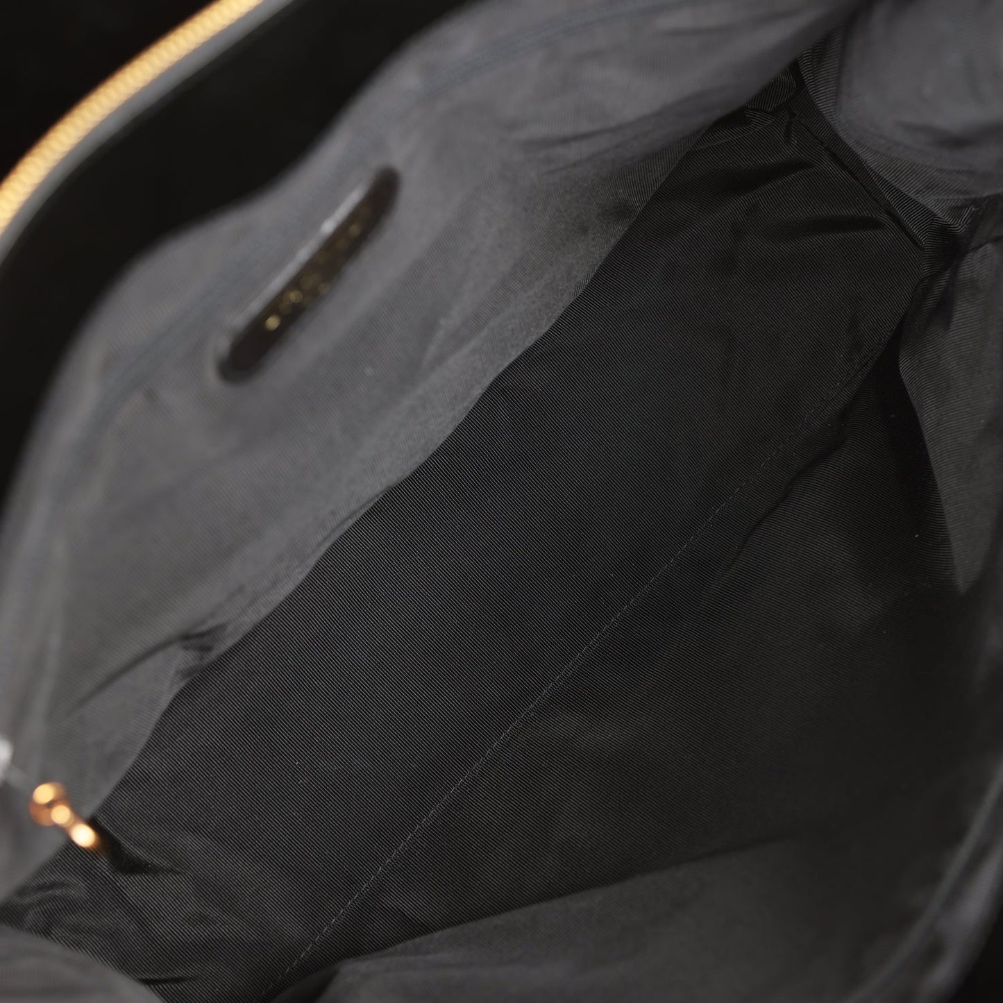 Chanel Vintage Supermodel Weekender Tote Bag Black Patent Gold Hardware
