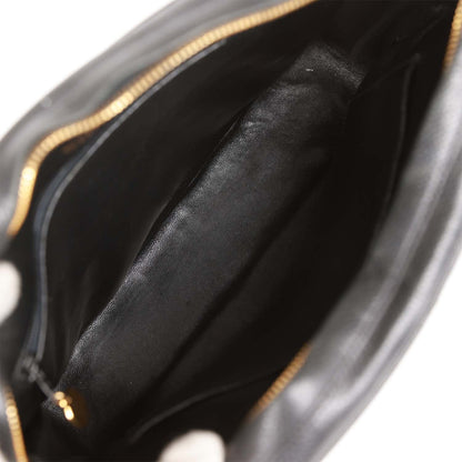 Chanel Vintage Camera Bag Black Caviar Gold Hardware