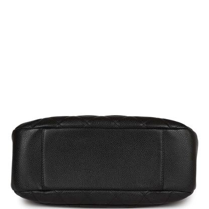 Chanel Vintage Timeless CC Shoulder Bag Black Caviar Gold Hardware