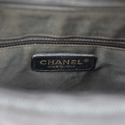 Chanel Vintage Timeless CC Shoulder Bag Black Caviar Gold Hardware