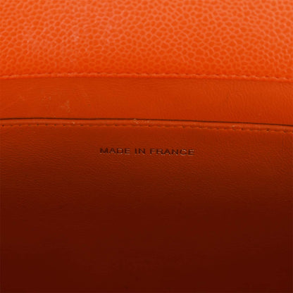 Chanel Vintage Grand CC Timeless Tote Bag Orange Caviar Gold Hardware