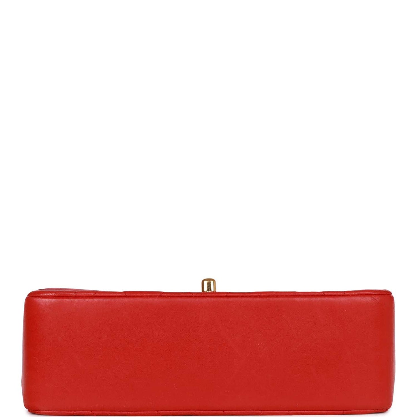 Chanel Vintage Small Diana Flap Bag Red Lambskin Gold Hardware