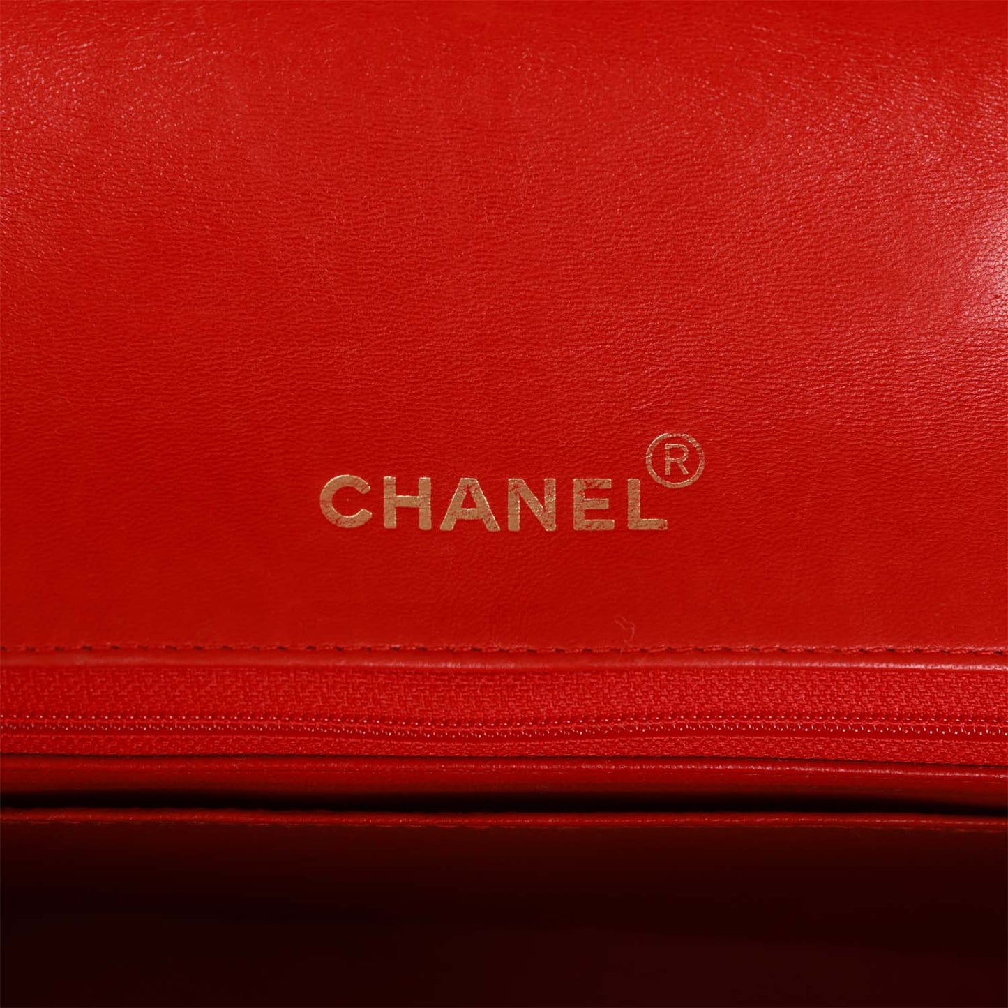 Chanel Vintage Small Diana Flap Bag Red Lambskin Gold Hardware