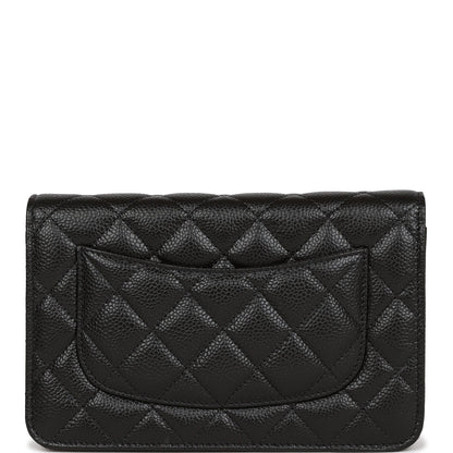 Chanel Wallet on Chain WOC Black Caviar Gold Hardware