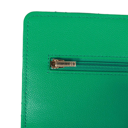 Chanel Wallet on Chain WOC Green Caviar Light Gold Hardware