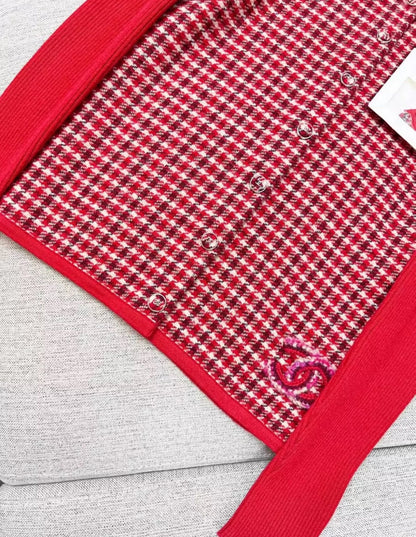 Chanel 24k red cardigan