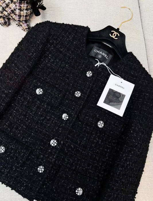 CHANEL 21K LITTLE BLACK JACKET 34 BRAND NEW WITH TAGS