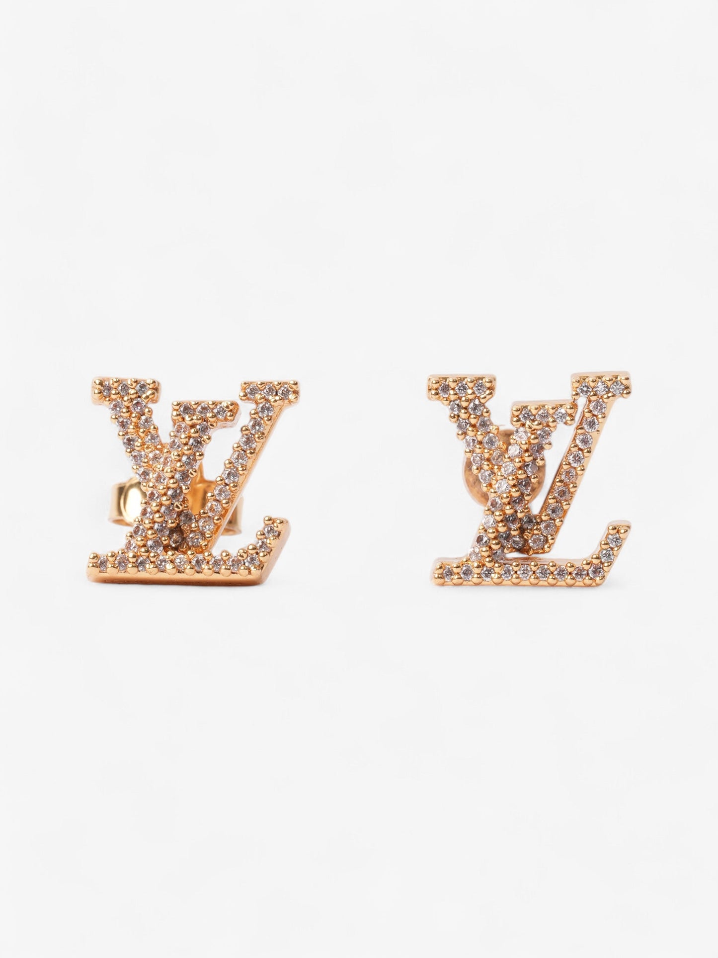 Louis Vuitton Iconic Earrings Gold Base Metal