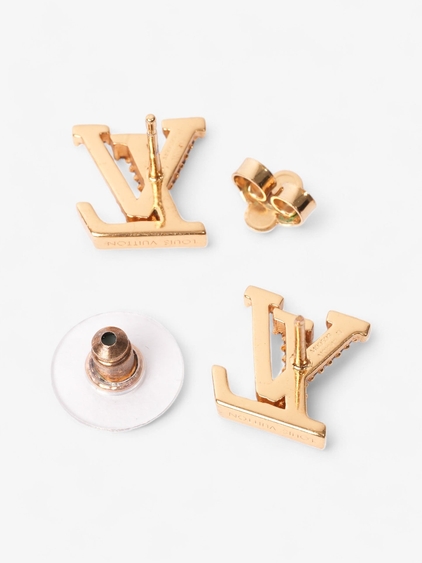 Louis Vuitton Iconic Earrings Gold Base Metal