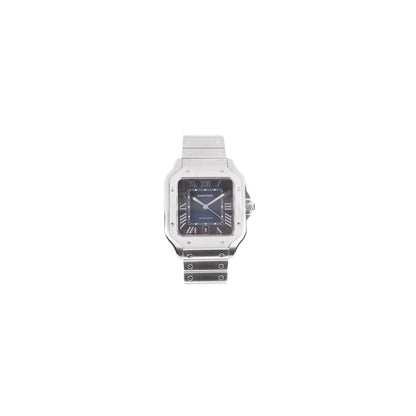 Cartier Santos Watch Dark Navy Dial