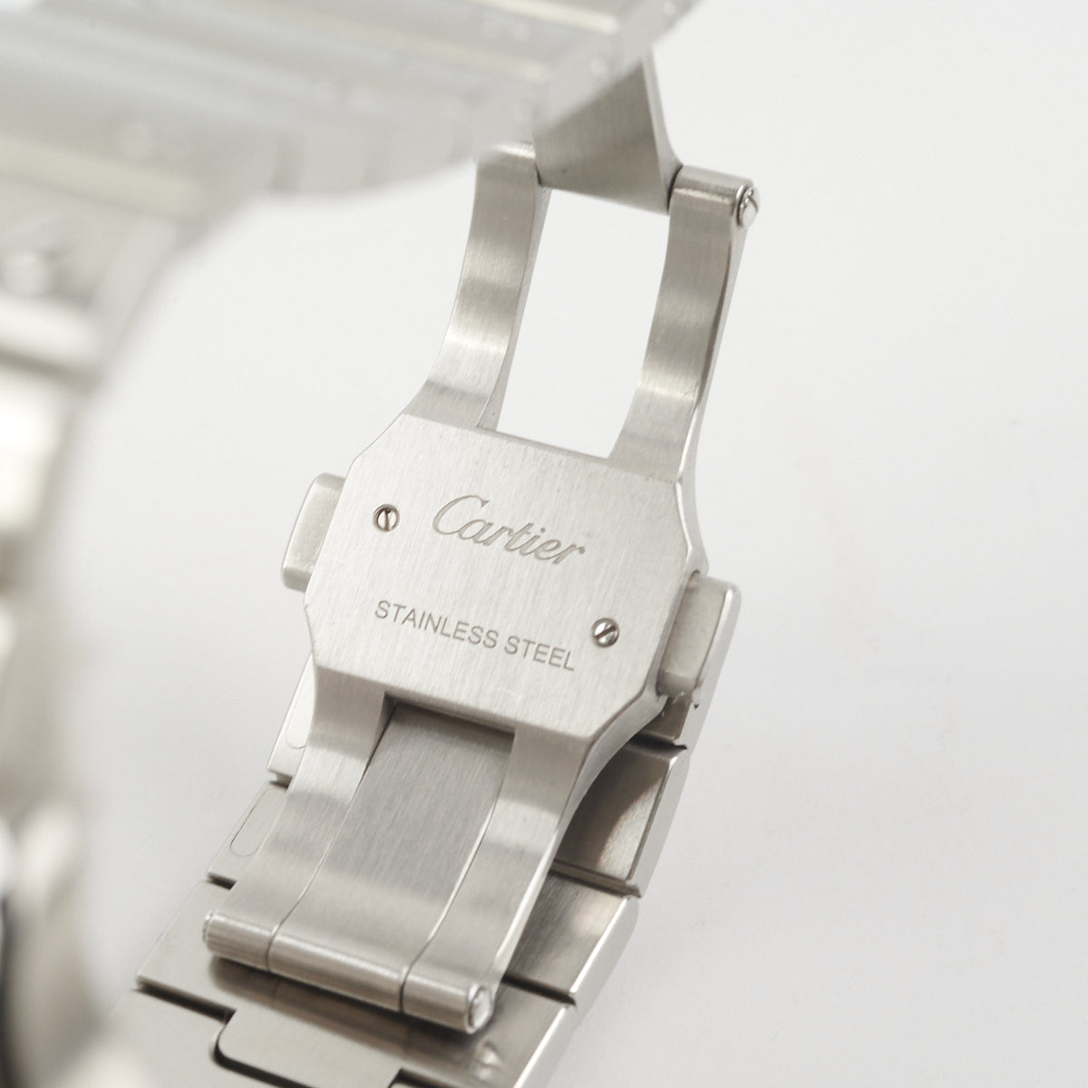 Cartier Santos Watch Dark Navy Dial