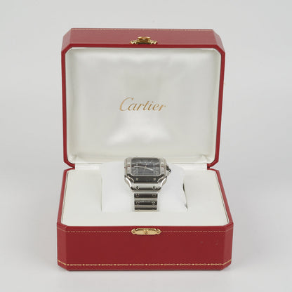 Cartier Santos Watch Dark Navy Dial