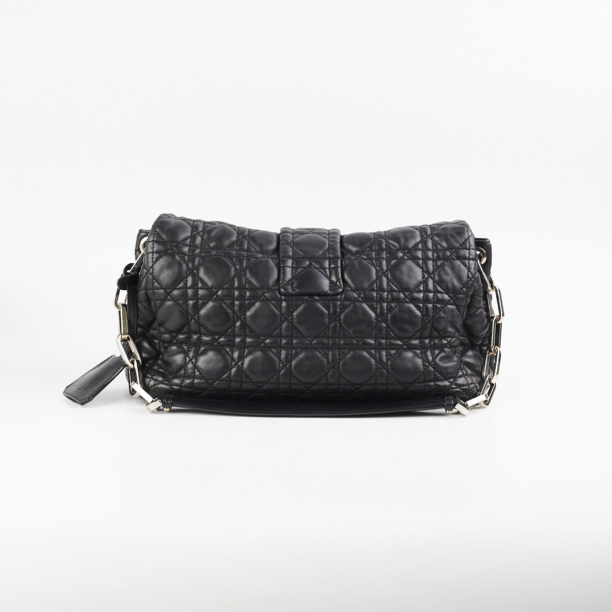 Dior Cannage Lock Bag Black