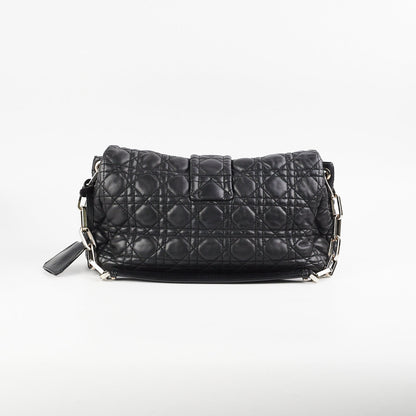 Dior Cannage Lock Bag Black