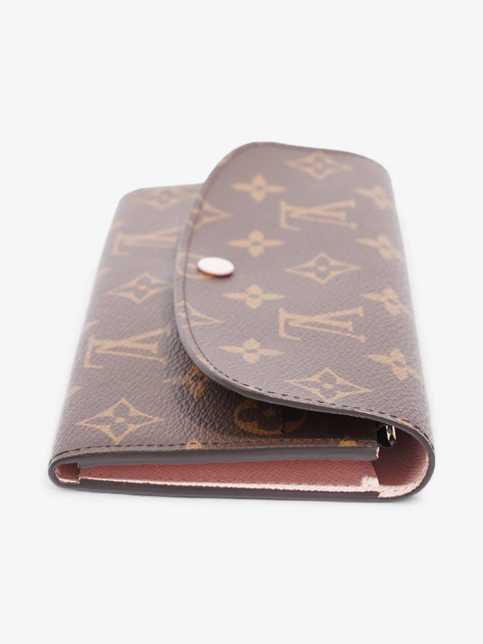 Louis Vuitton Emilie Monogram / Rose Ballerine Coated Canvas