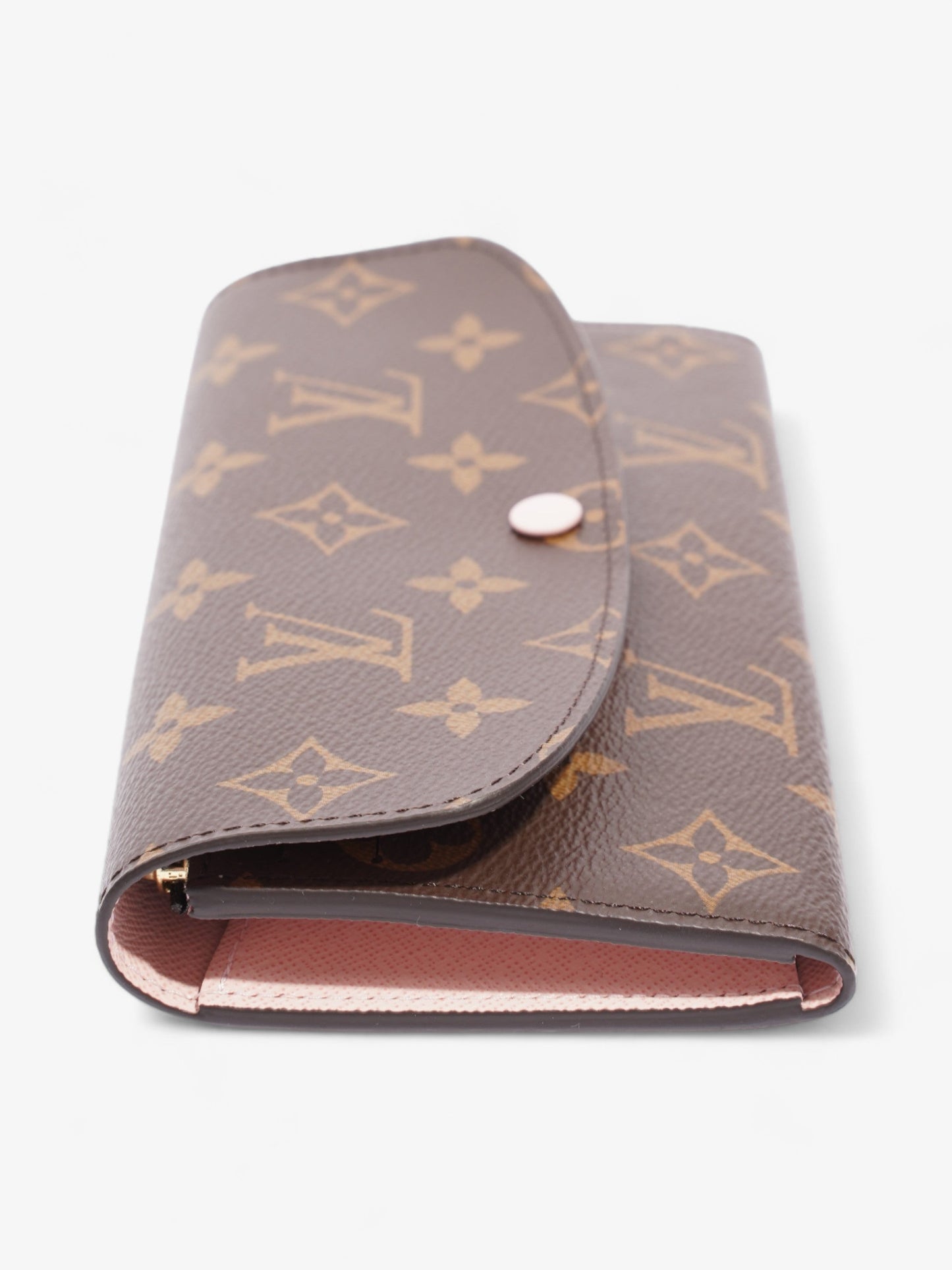 Louis Vuitton Emilie Monogram / Rose Ballerine Coated Canvas