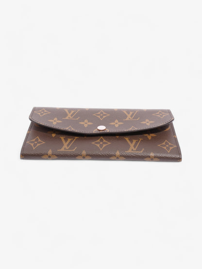 Louis Vuitton Emilie Monogram / Rose Ballerine Coated Canvas