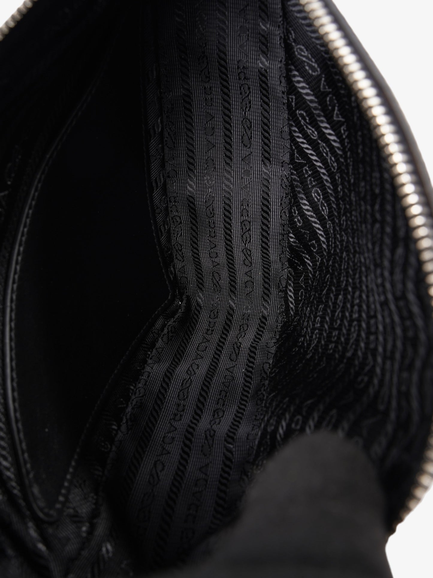 Prada Triangle Bag Black Saffiano Leather