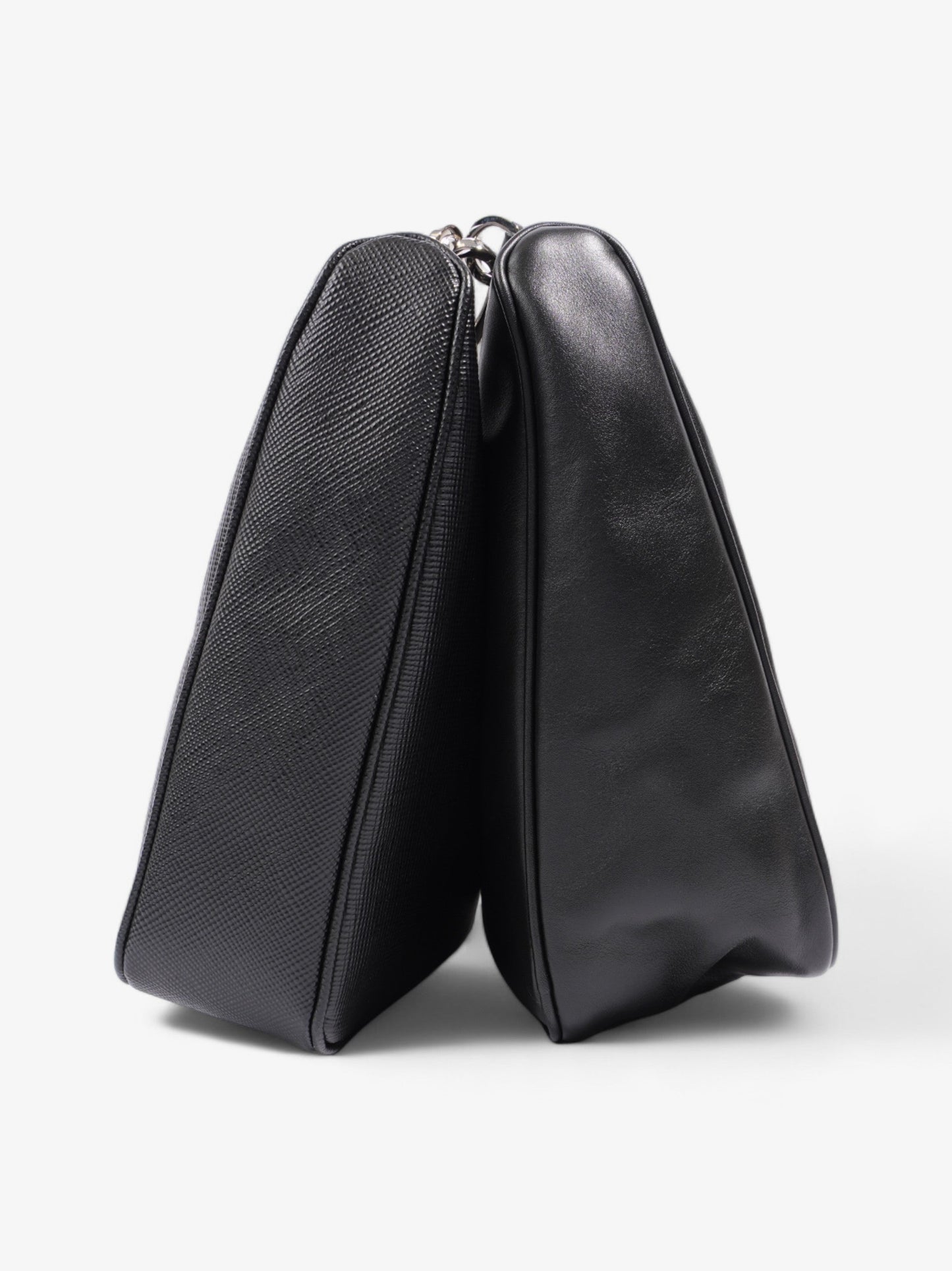 Prada Triangle Bag Black Saffiano Leather