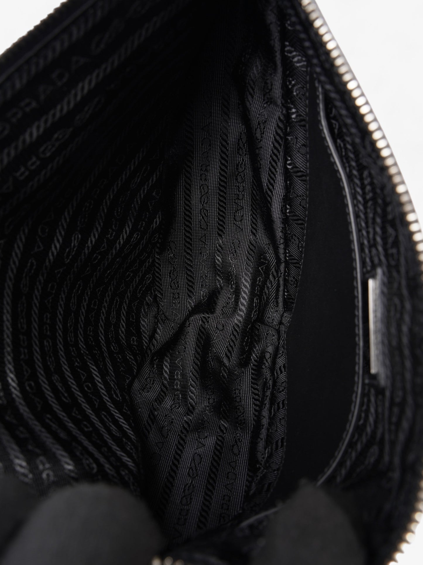 Prada Triangle Bag Black Saffiano Leather
