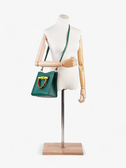 Gucci Diana Tote Green Leather Small