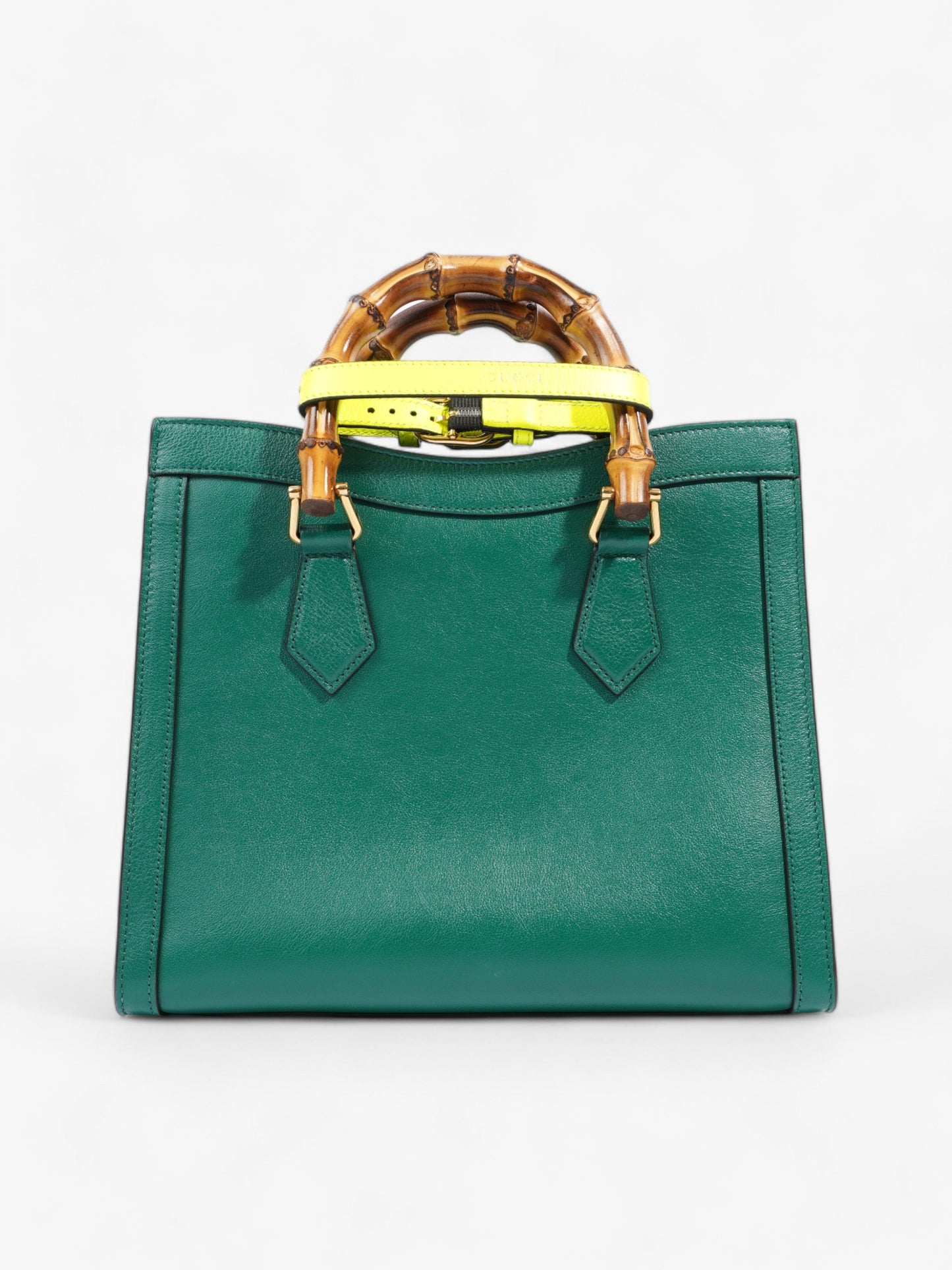 Gucci Diana Tote Green Leather Small