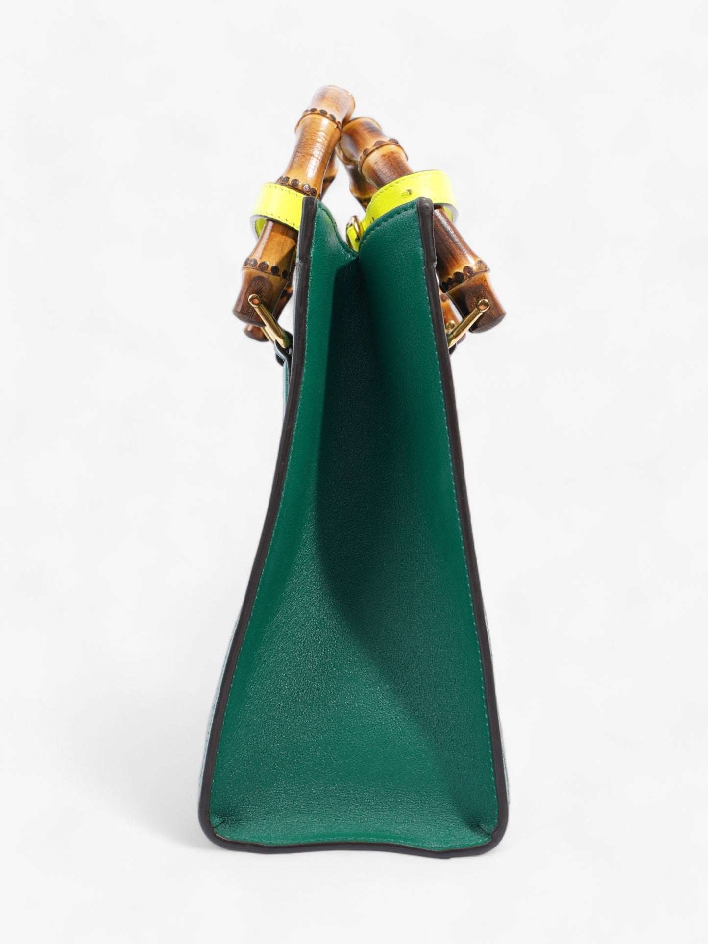 Gucci Diana Tote Green Leather Small