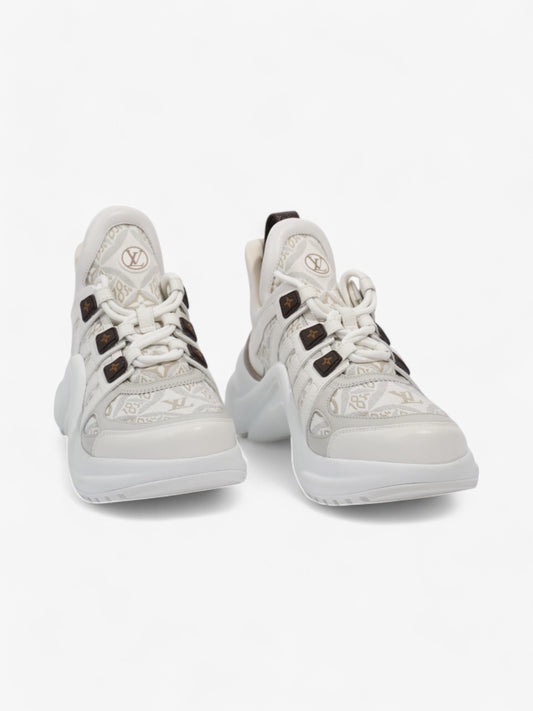Louis Vuitton Archlight Sneakers White  / Beige  / Brown Canvas EU 37 UK 4