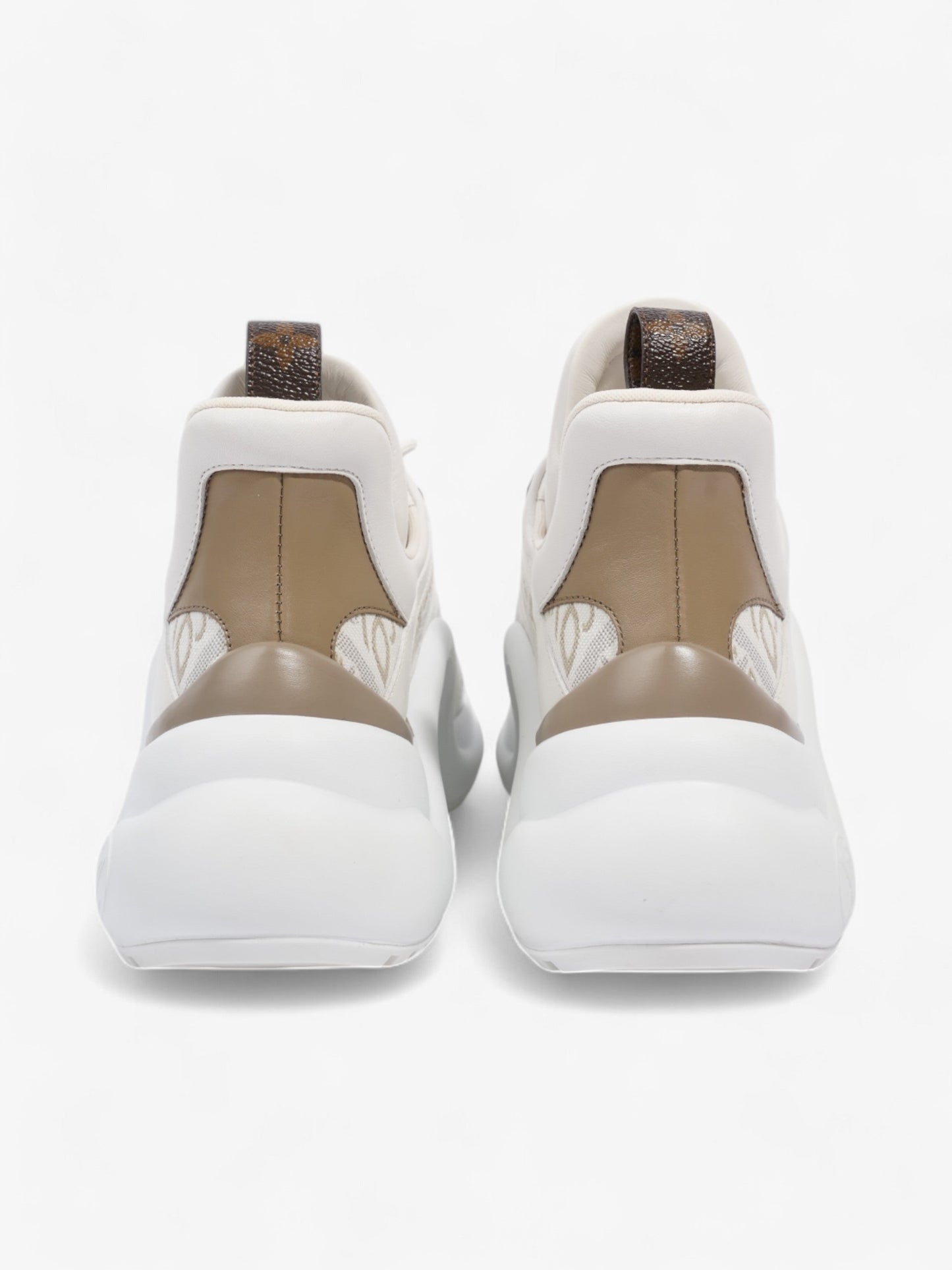 Louis Vuitton Archlight Sneakers White  / Beige  / Brown Canvas EU 37 UK 4