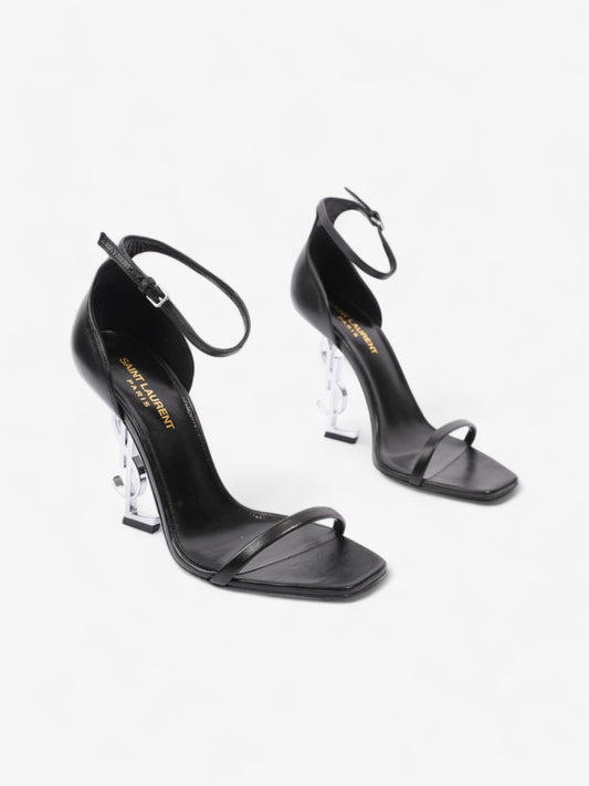 Saint Laurent Opyum 110mm Black Leather EU 38 UK 5