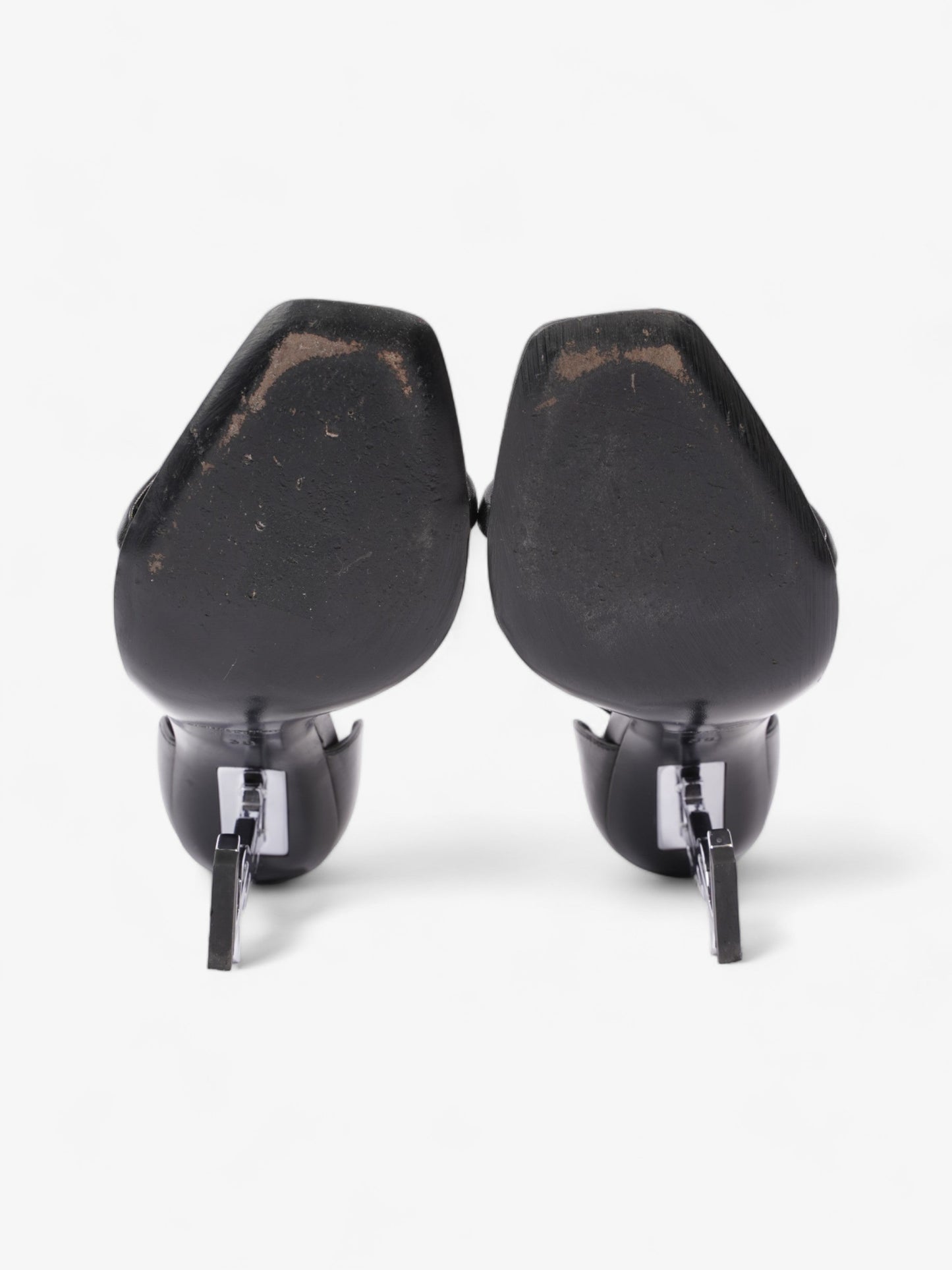 Saint Laurent Opyum 110mm Black Leather EU 38 UK 5