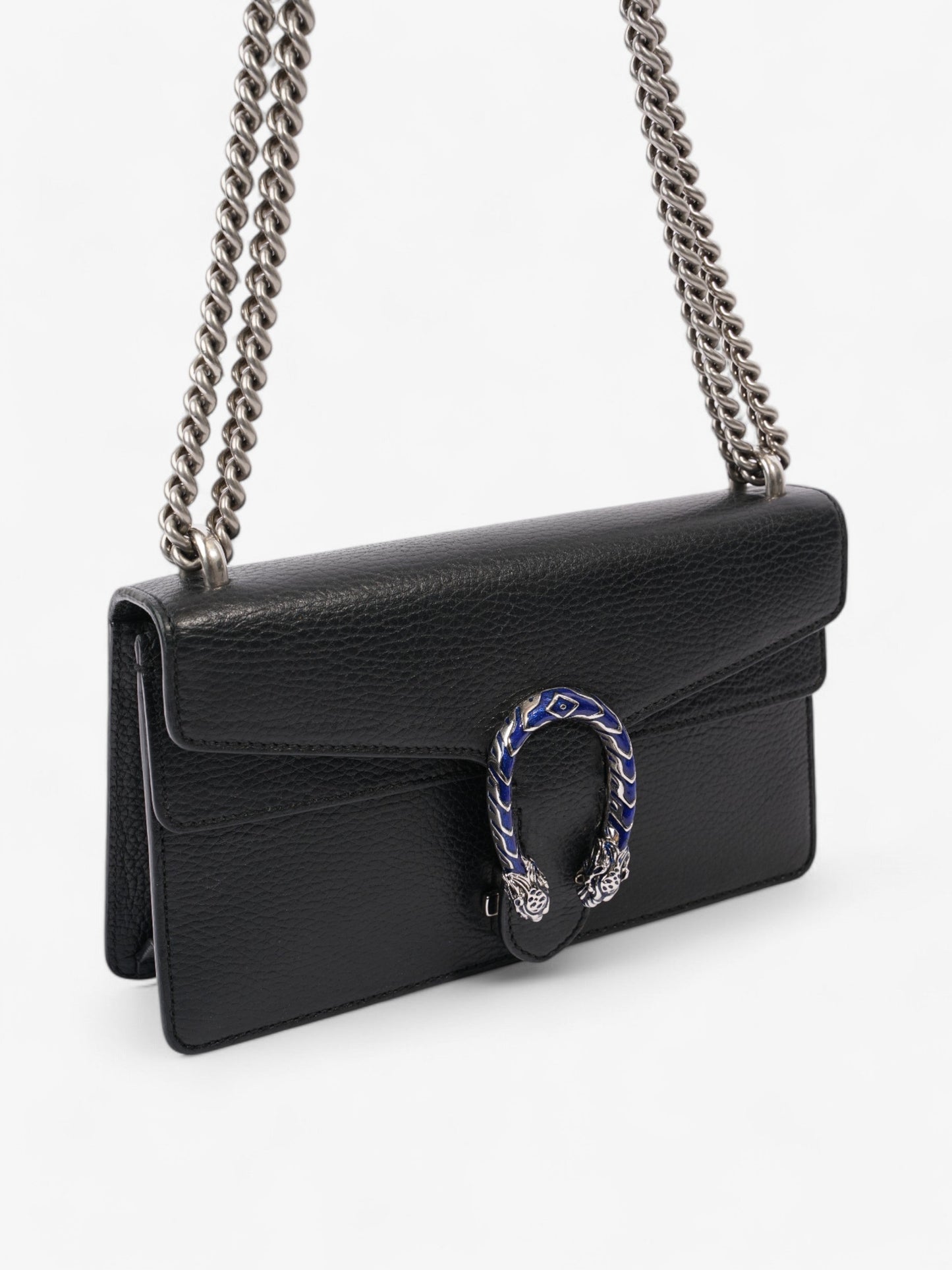 Gucci Dionysus Black / Blue Calfskin Leather Small