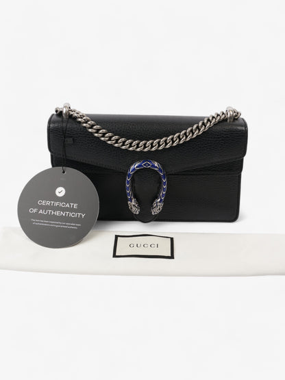Gucci Dionysus Black / Blue Calfskin Leather Small