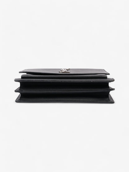 Saint Laurent Sunset Black Leather Medium