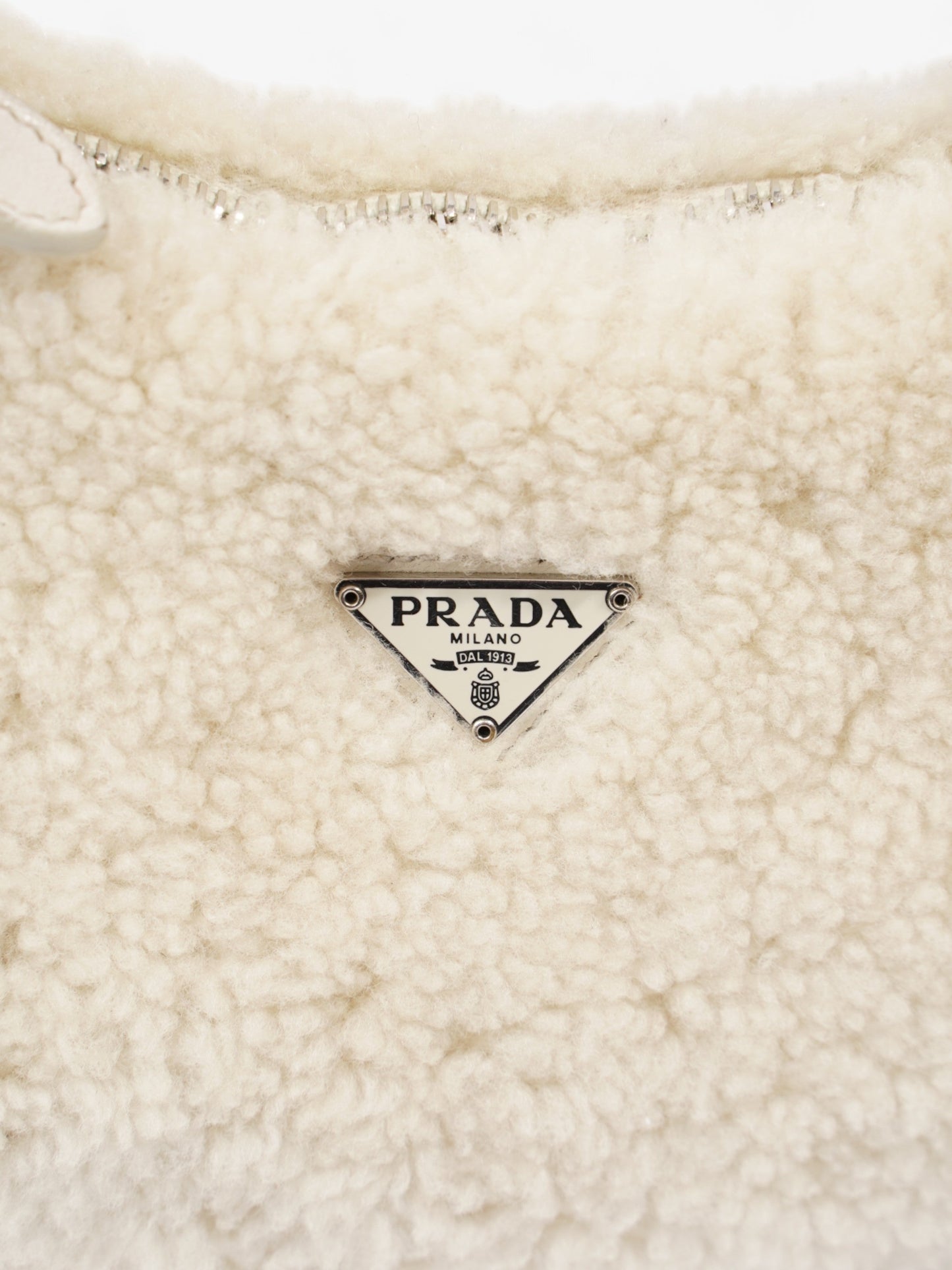 Prada Re-Edition 2000 White  Wool