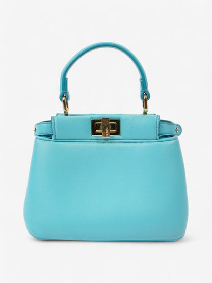 Fendi Peekaboo Light Blue  Nappa Leather