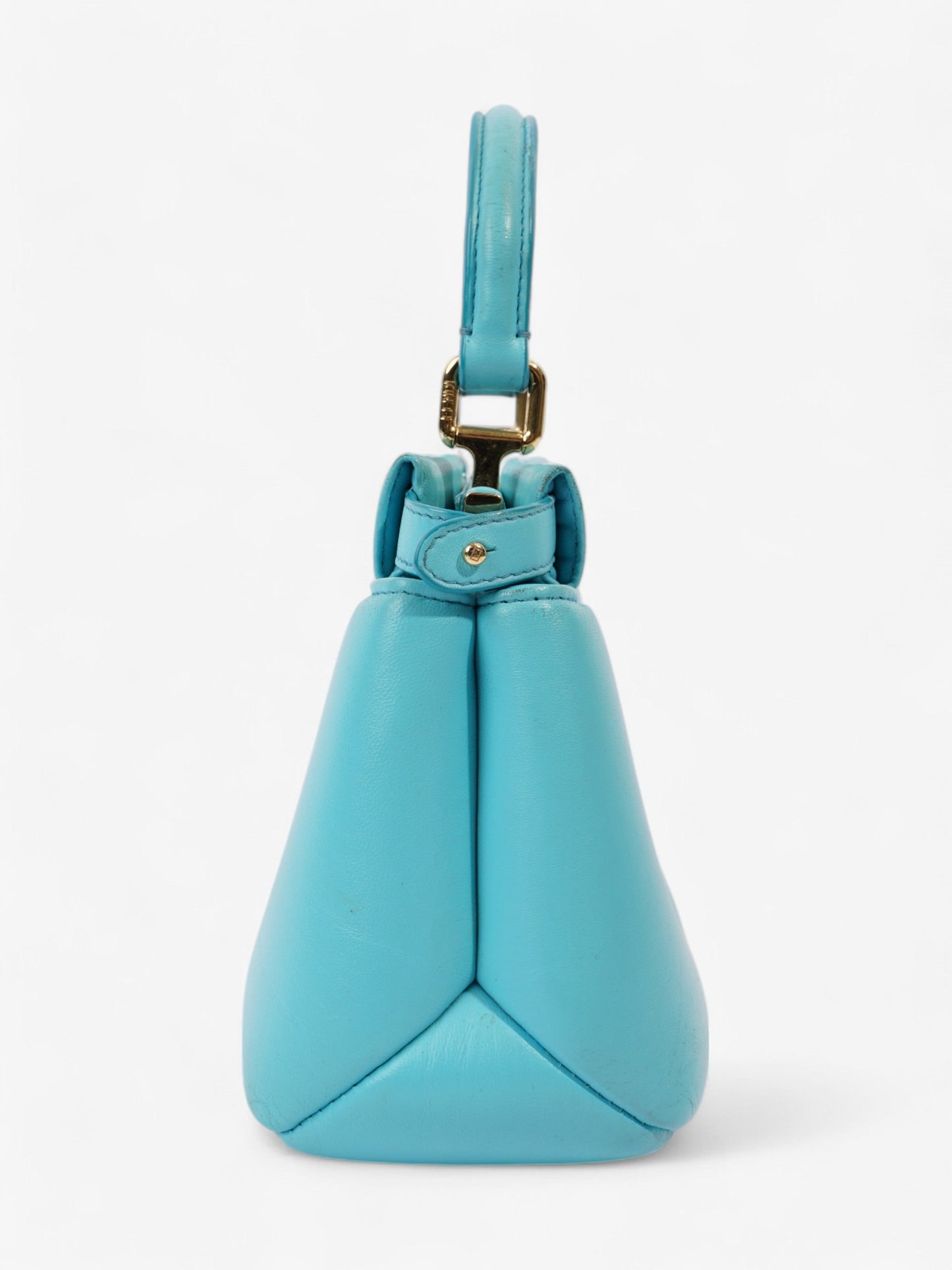 Fendi Peekaboo Light Blue  Nappa Leather