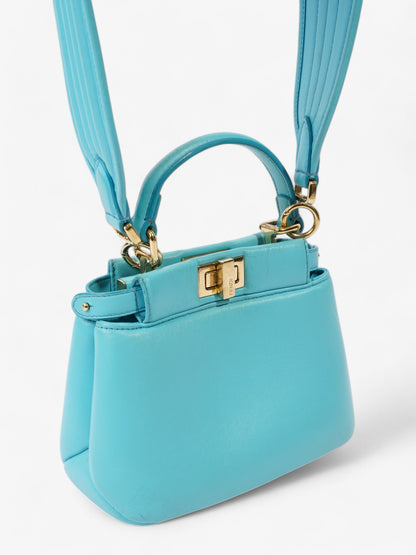 Fendi Peekaboo Light Blue  Nappa Leather