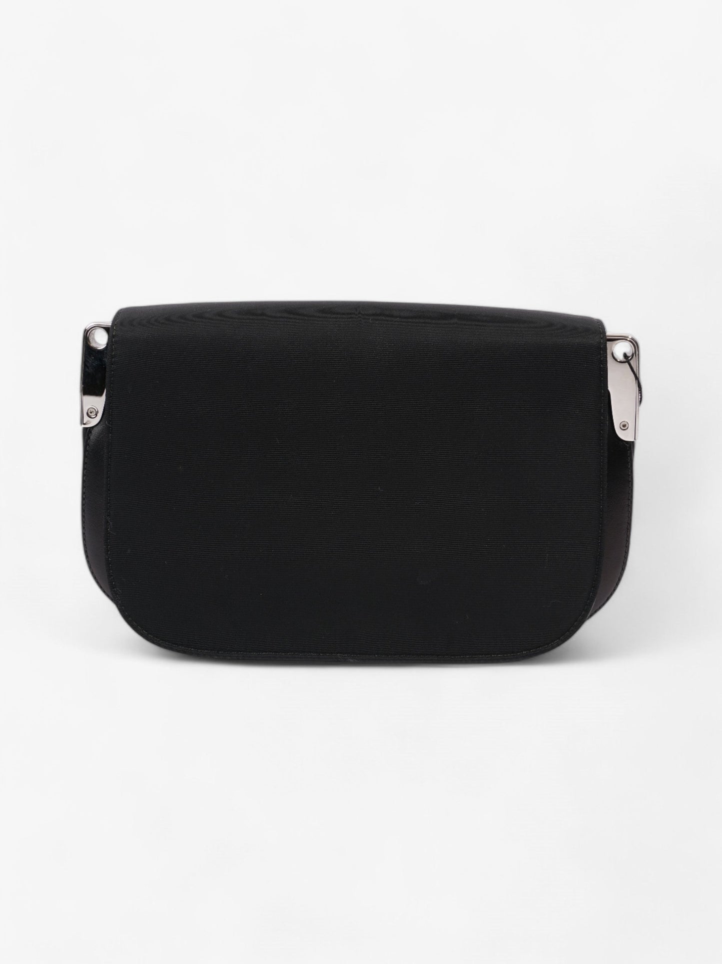 Prada Nylon and Leather Shoulder Bag in Black Black Nylon