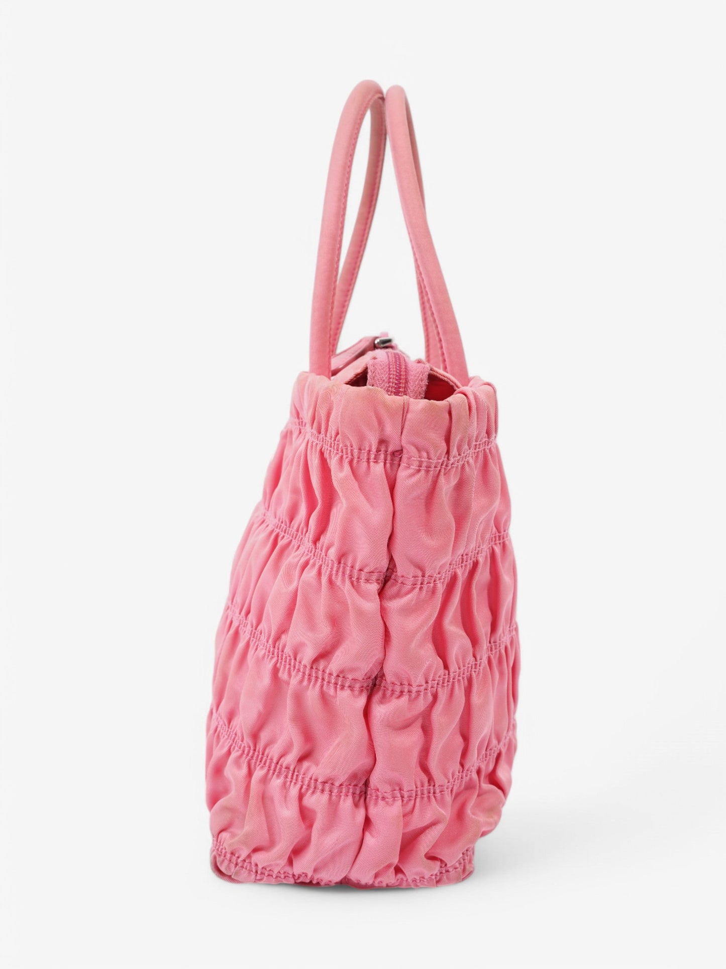 Prada Nylon Tote Pink Nylon