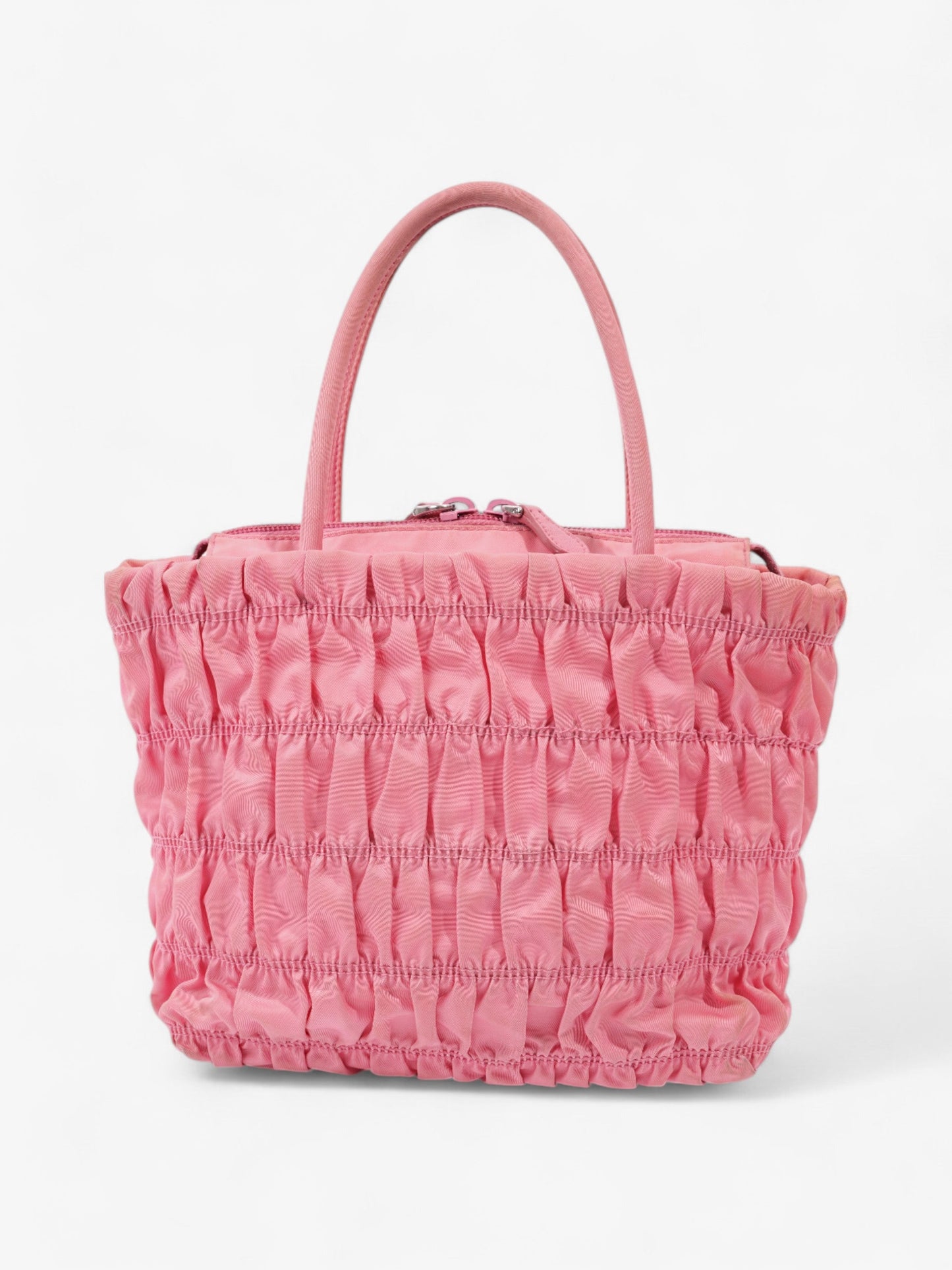 Prada Nylon Tote Pink Nylon