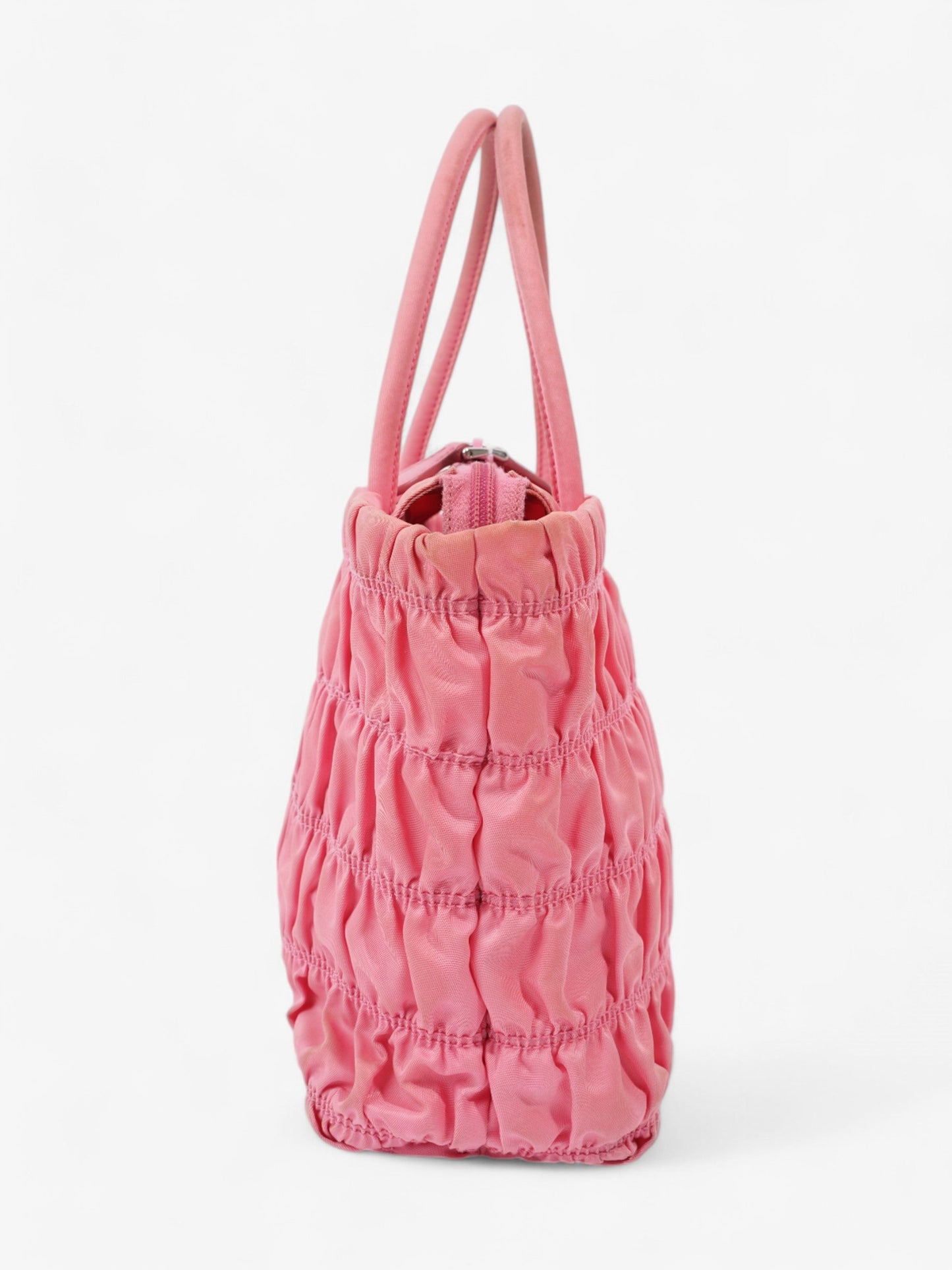 Prada Nylon Tote Pink Nylon