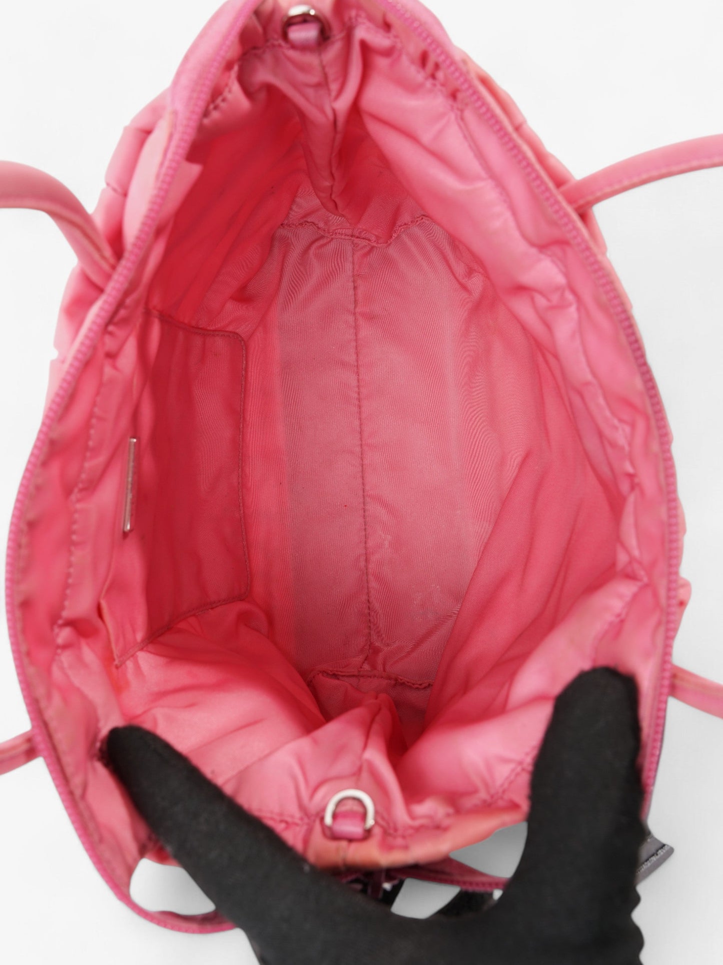 Prada Nylon Tote Pink Nylon