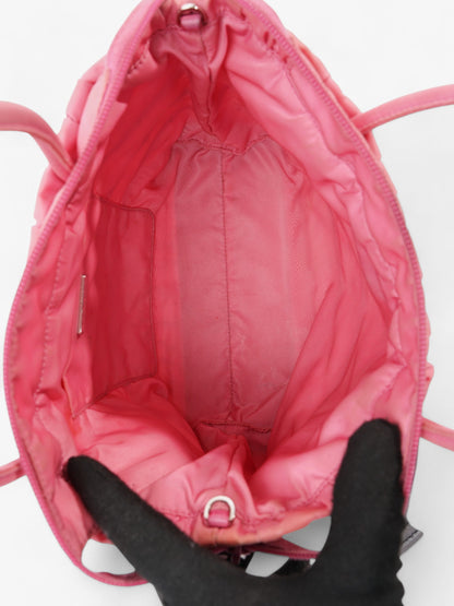 Prada Nylon Tote Pink Nylon