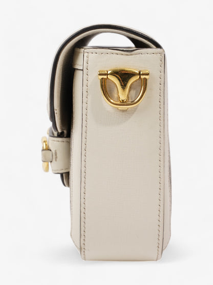 Gucci Horsebit 1955 Mini Bag White / Monogram Coated Canvas