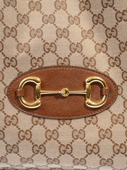 Gucci Horsebit 1955 Brown / Monogram Canvas