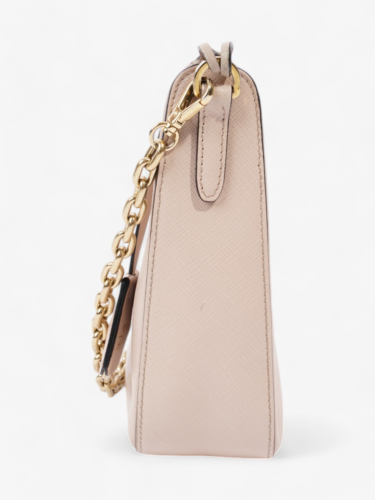 Prada Hobo Re-Edition 2005 Nude Saffiano Leather